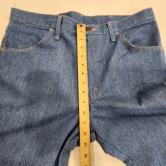 Wrangler Rugged Wear Jeans Men’s 36x30 (Fits36x28) Blue Baggy Leg Denim Workwear - Picture 9 of 12